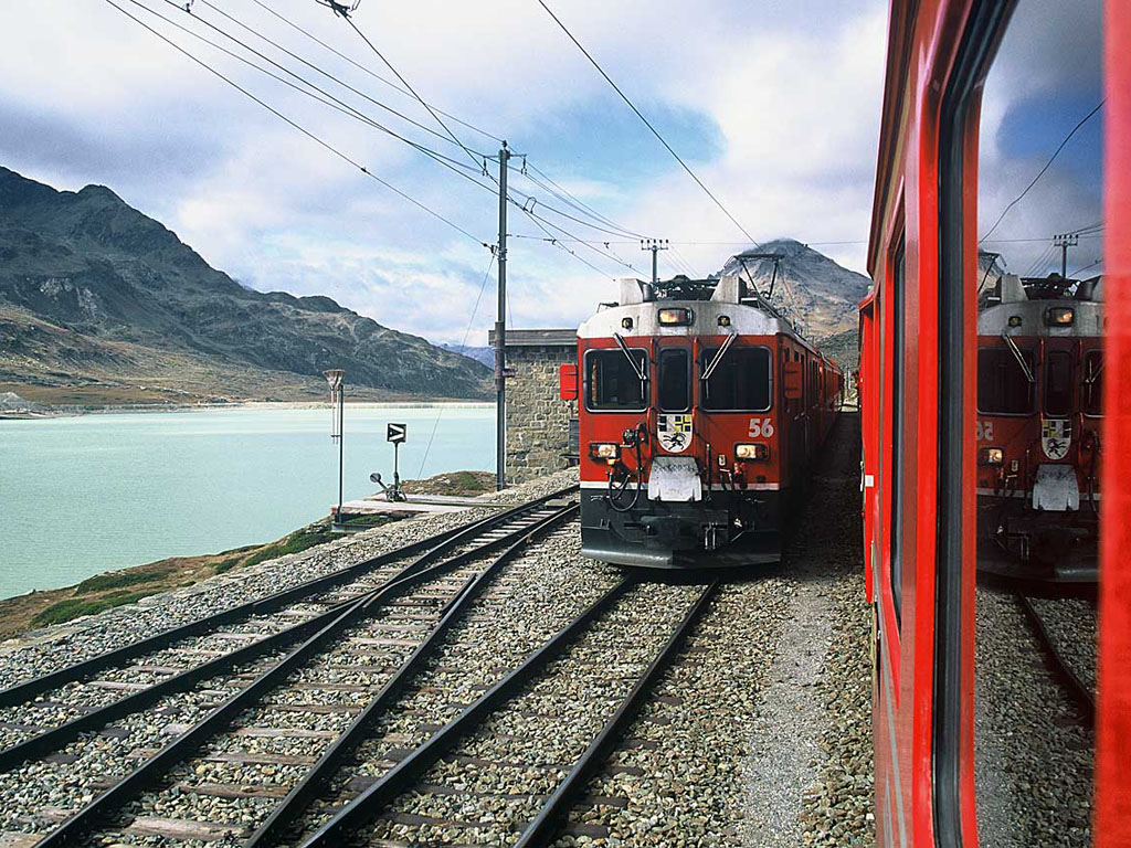 Lago Bianco, Bernina Express